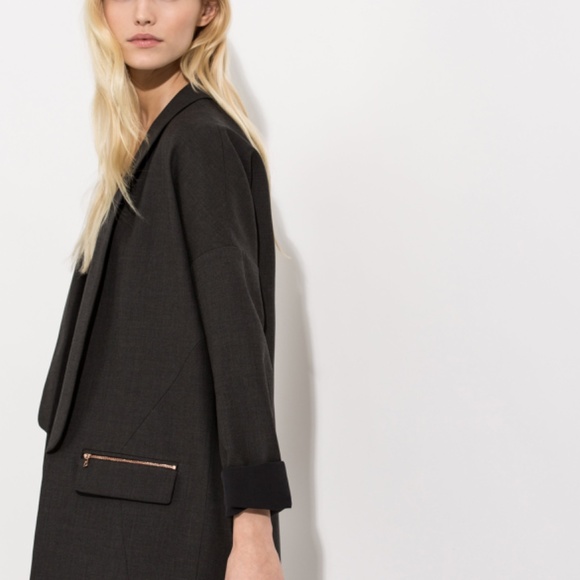 Kit and Ace Black Blazer with Blue Accents - Picture 14 of 14